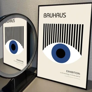 affiche oeil turque moderne