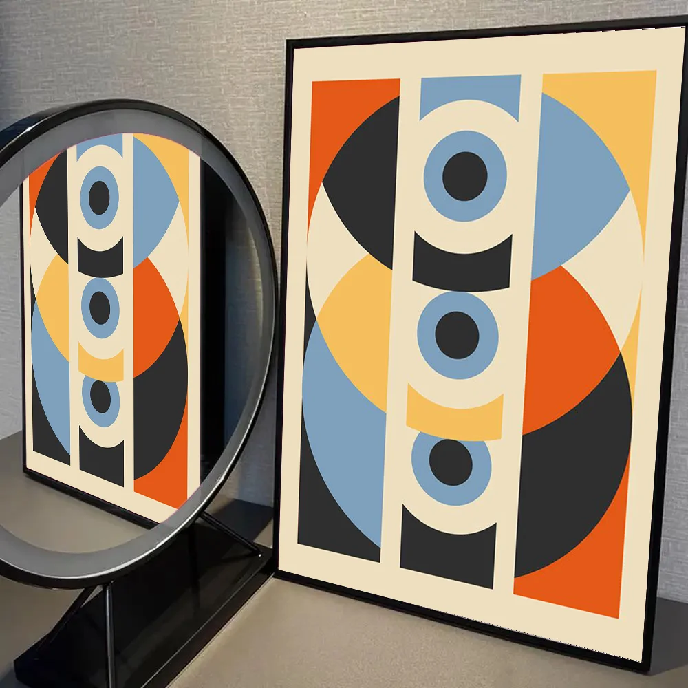 affiche moderne oeil turque colorée