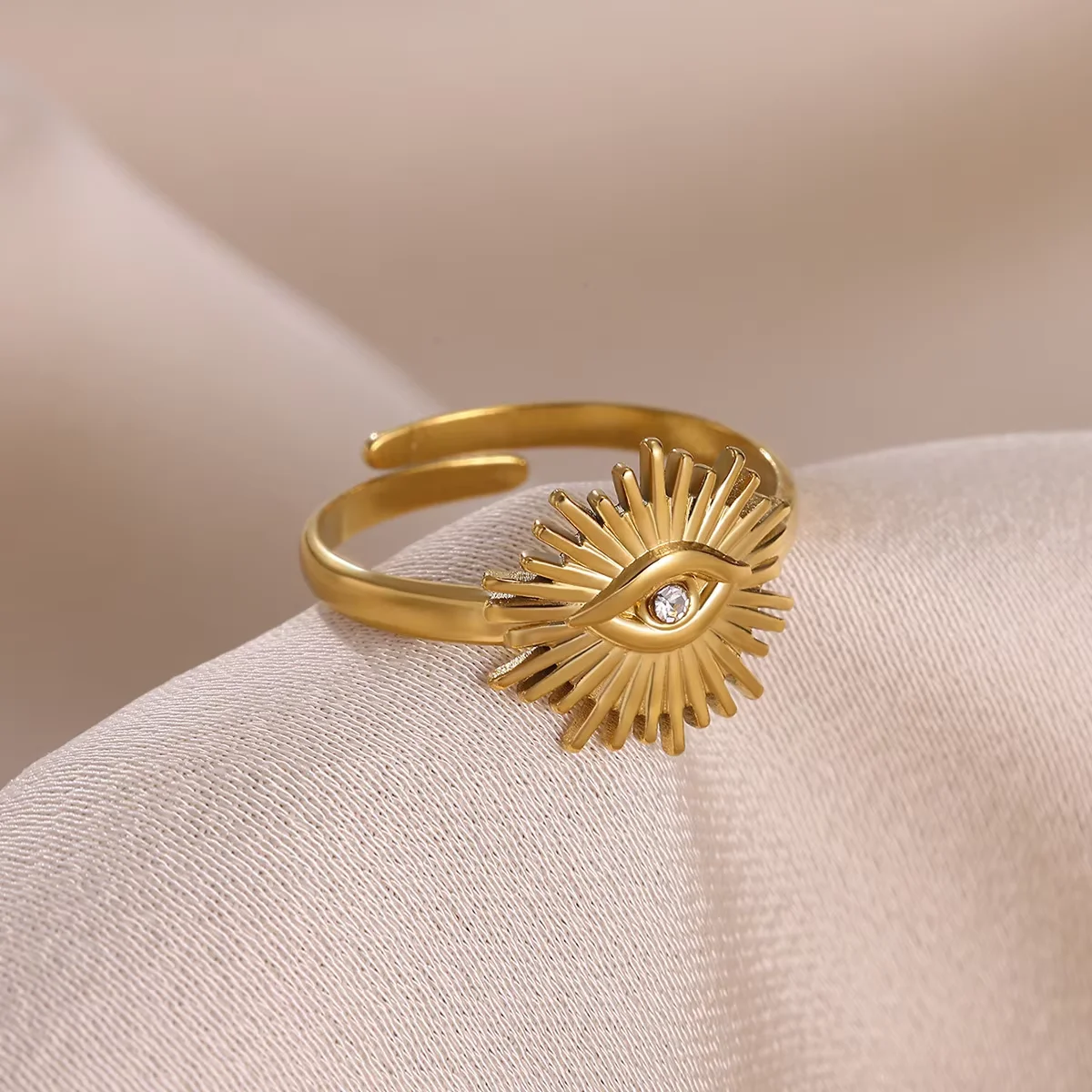 bague inoxydable Sun