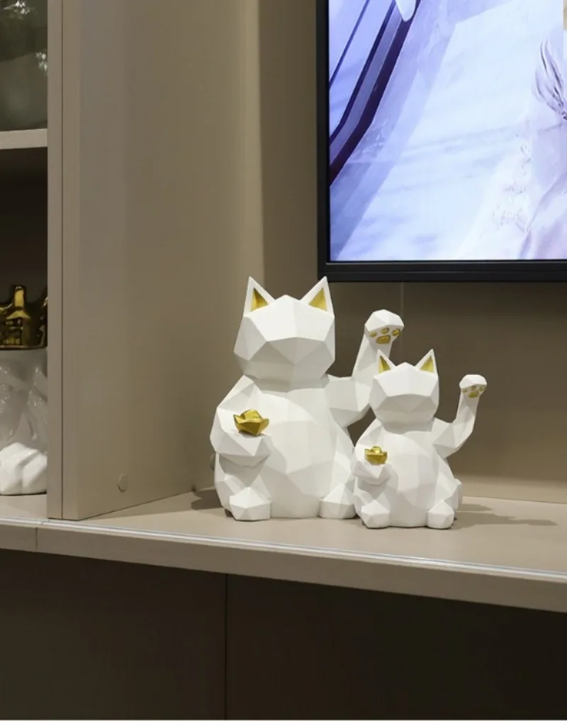 objet déco chat japonais