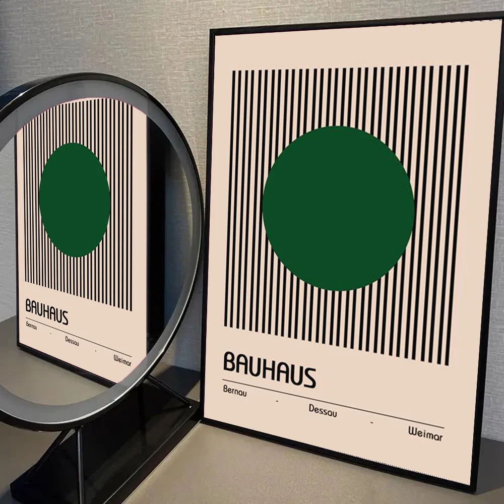 affiche moderne verte Maison Janed