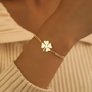 bracelet trèfle Maison Janed