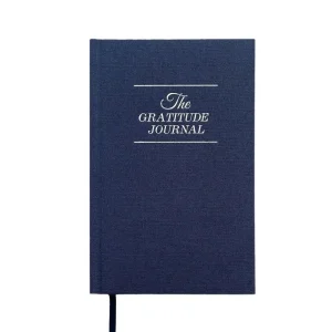 Carnet de notes gratitudes bleu