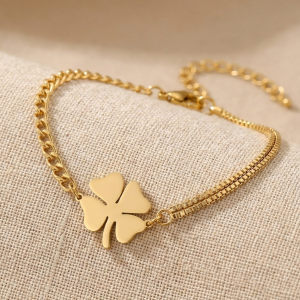 Bracelet Aiko Or en acier inoxydable