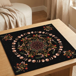 Tapis divinatoire tarot et/ou oracle - Mandala
