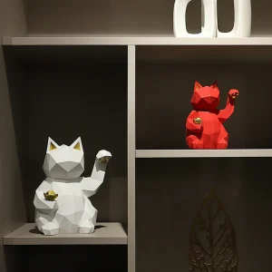 chat de la fortune japonais blanc