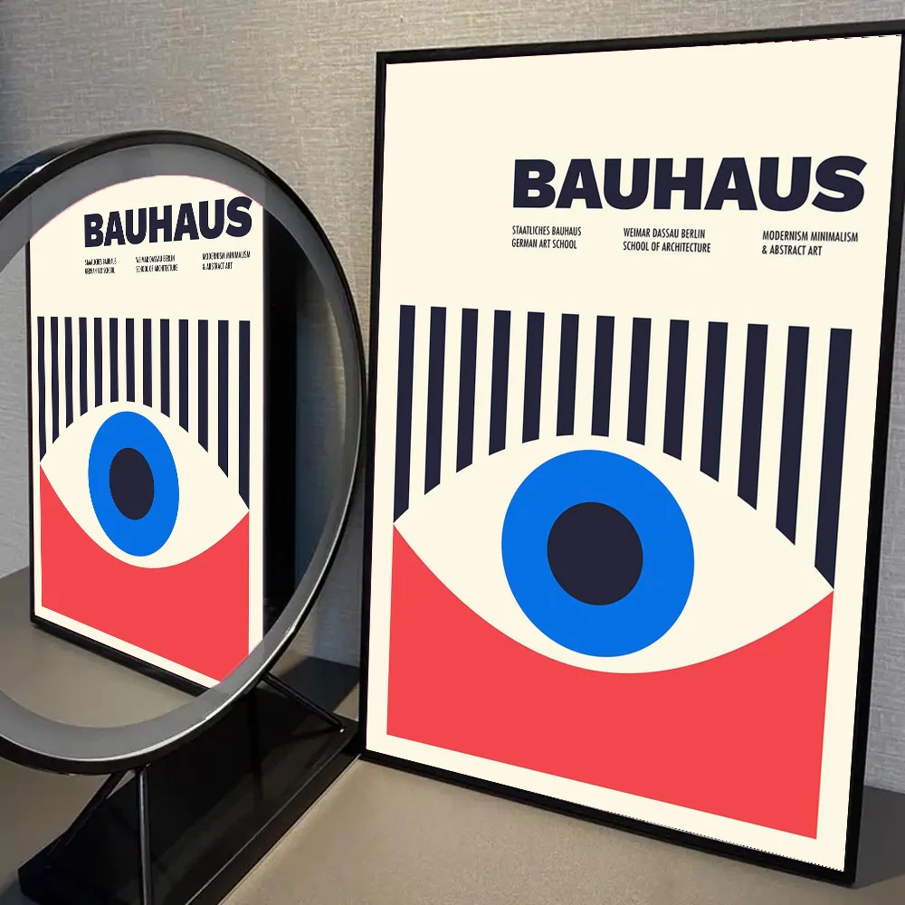 affiche moderne oeil turque Bauhaus