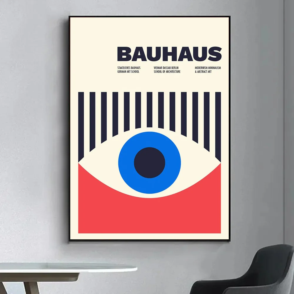 affiche design contemporain Bauhaus