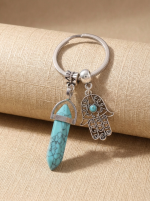 Porte-clés protection cristal et main de Fatma