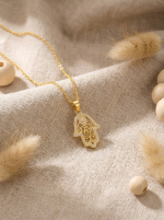 Collier Ava Or en acier inoxydable
