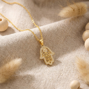 Collier Ava Or en acier inoxydable