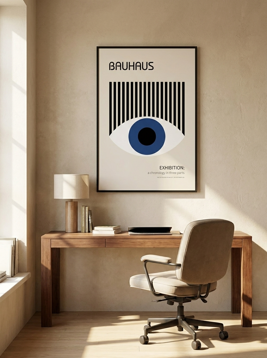 Affiche moderne oeil turque