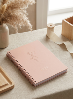 Carnet de notes – Rose poudré