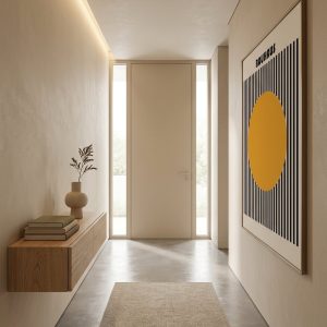 Affiche moderne jaune