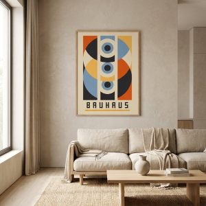 Affiche moderne œil turc colorée