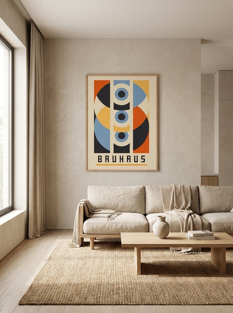 Affiche moderne œil turc colorée