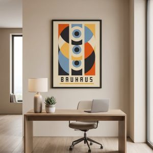 Affiche moderne œil turc colorée