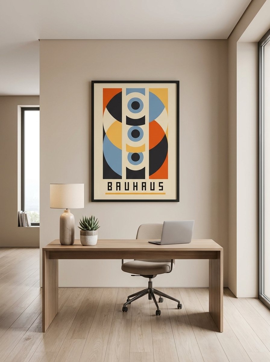 Affiche moderne œil turc colorée
